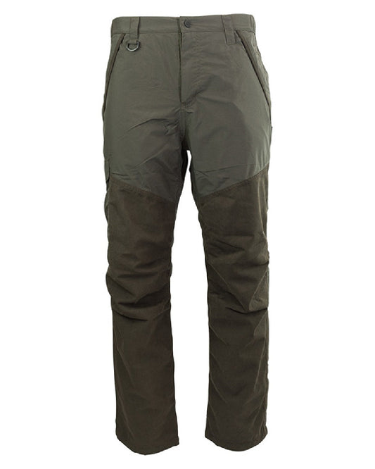 Green coloured Jack Pyke Mens Ashcombe Trousers on white background #colour_green