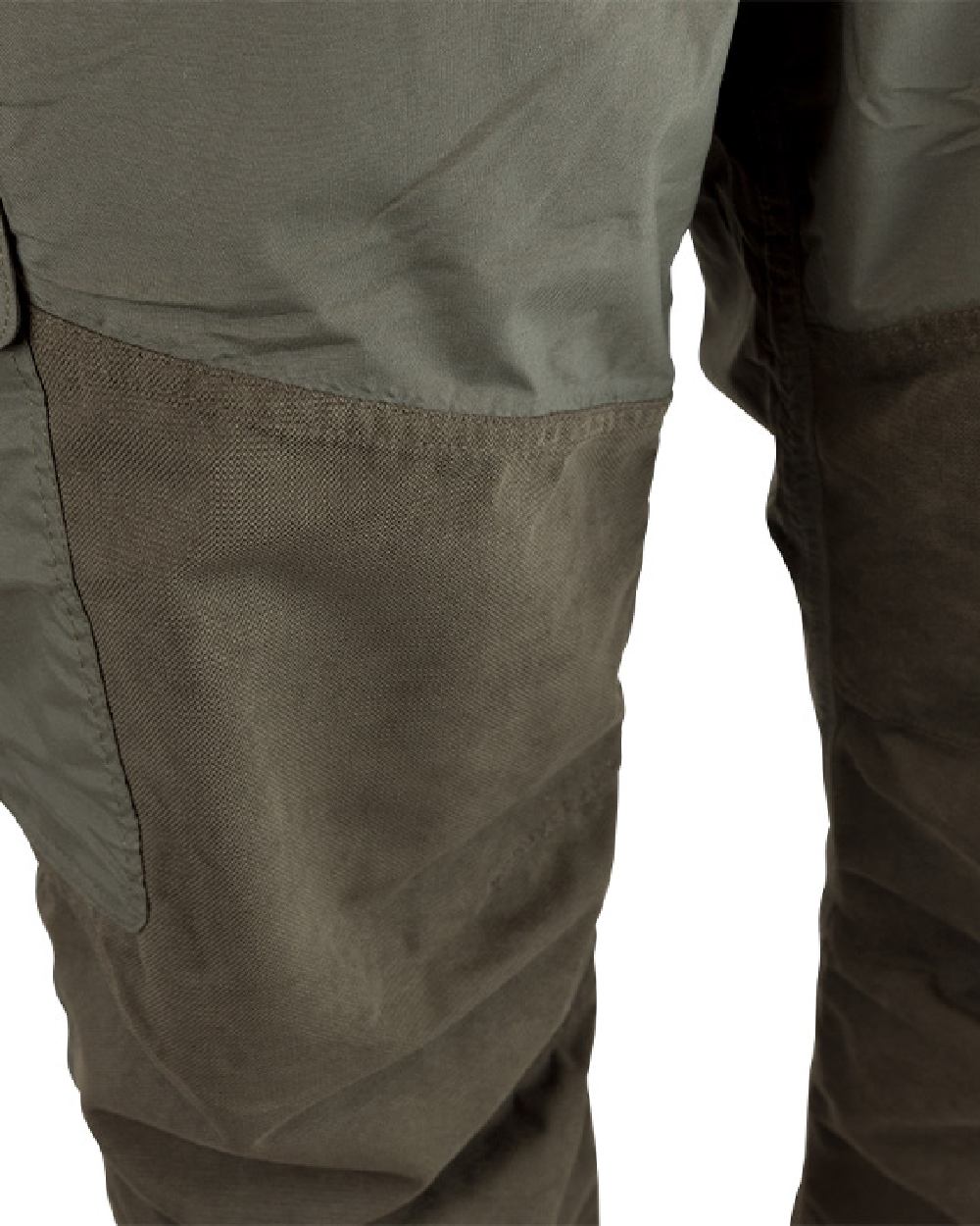Green coloured Jack Pyke Mens Ashcombe Trousers on white background #colour_green