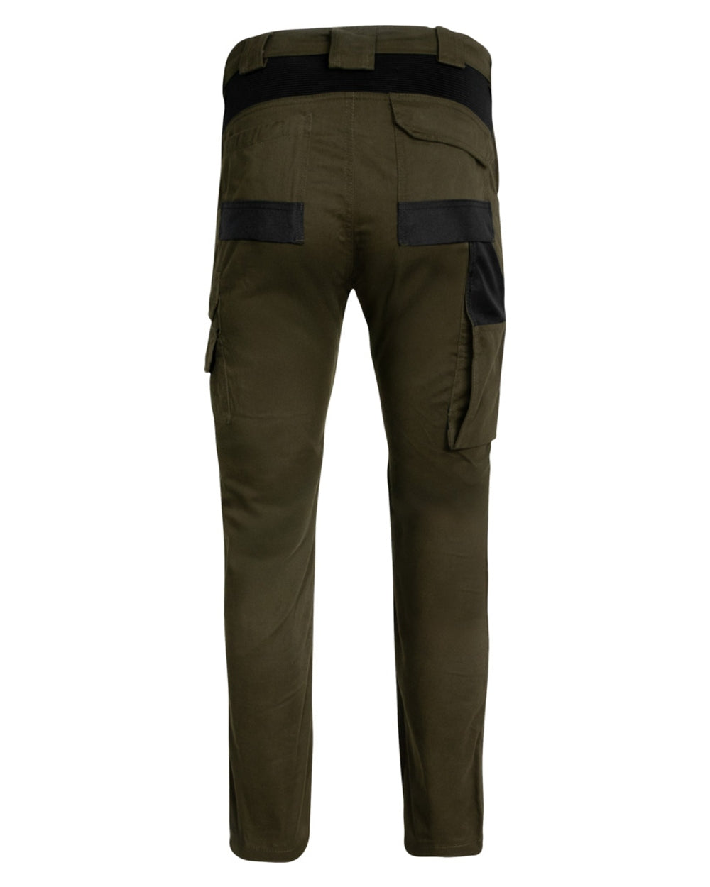Green Coloured Jack Pyke Mens Technical Work Trousers on white background #colour_green
