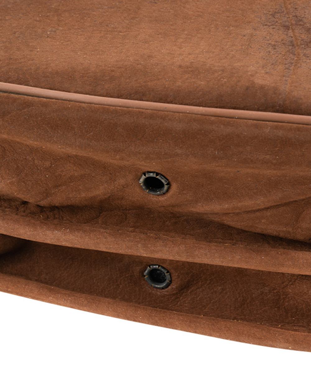 Brown coloured Jack Pyke Nubuck Cartridge Pouch on white background #colour_brown