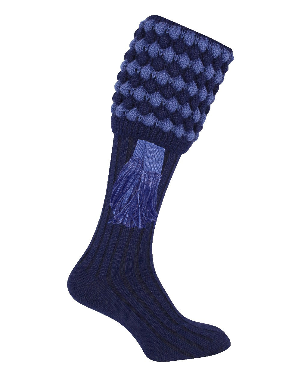 Navy coloured Jack Pyke Pebble Socks on white background #colour_navy