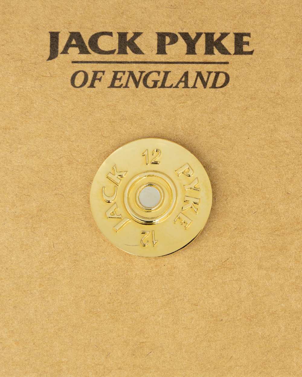 Jack Pyke styled Jack Pyke Pin Badge on white background #style_jack-pyke