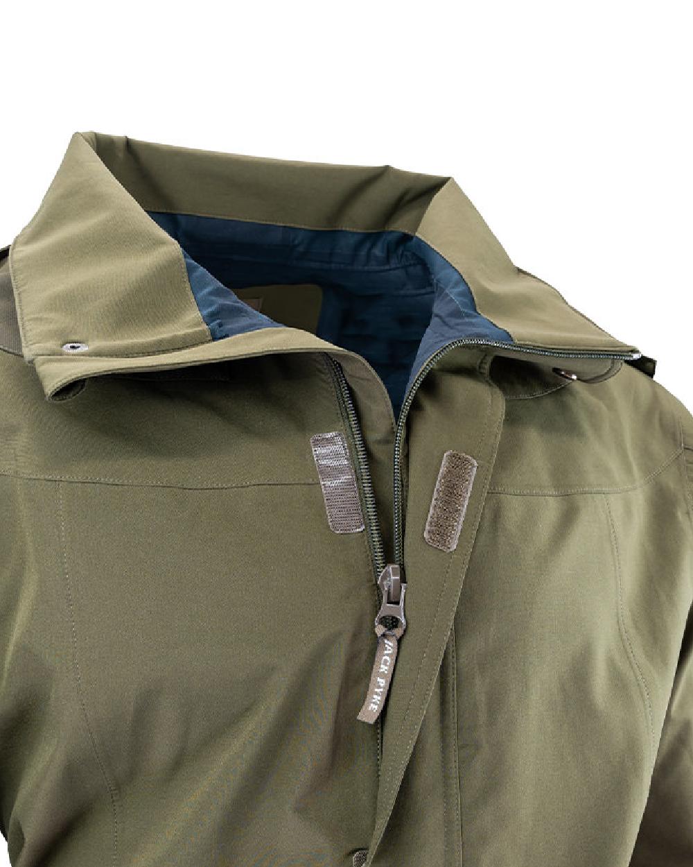 Green coloured Jack Pyke Pro-Lite Hunters Jacket on white background #colour_green