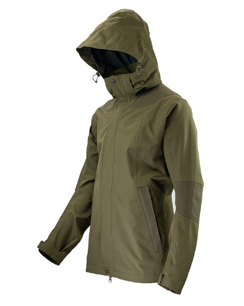 Green coloured Jack Pyke Pro-Lite Hunters Jacket on white background #colour_green