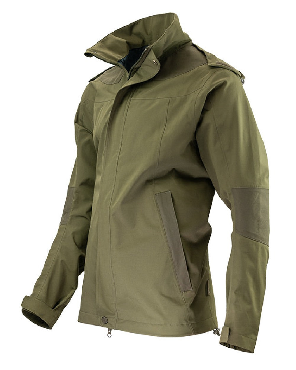 Green coloured Jack Pyke Pro-Lite Hunters Jacket on white background #colour_green