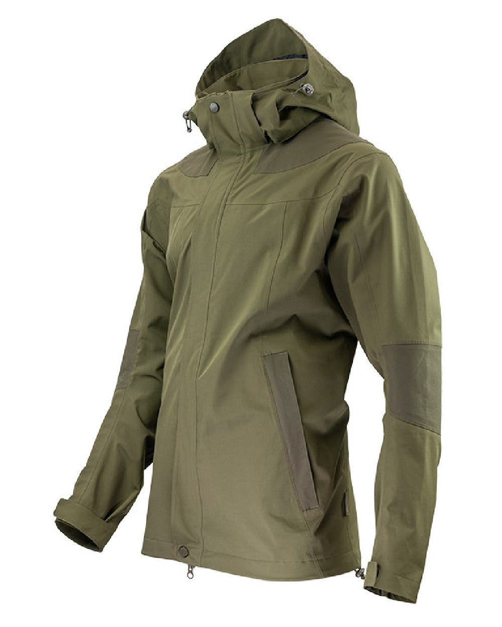 Green coloured Jack Pyke Pro-Lite Hunters Jacket on white background #colour_green