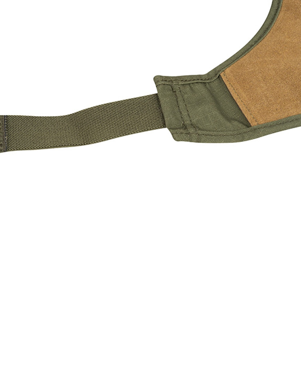 Green coloured Jack Pyke Pro Sport Recoil Shoulder Pad on white background #colour_green
