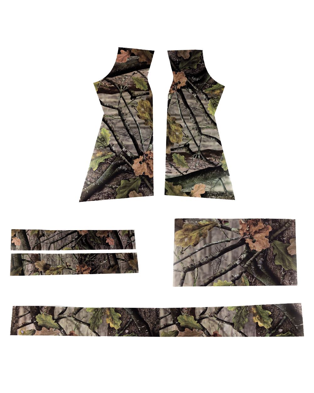 Jack Pyke Rifle Camo Wrap Kit on white background