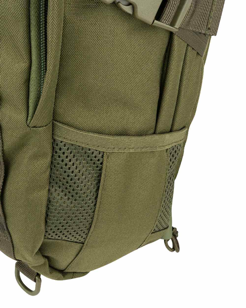 Green coloured Jack Pyke Rifle Rucksack on white background #colour_green