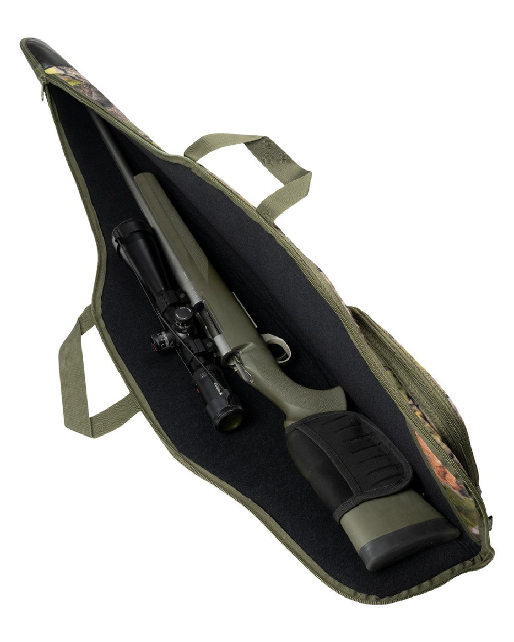 EVO coloured Jack Pyke Rifle and Sight Slip on white background #colour_evo