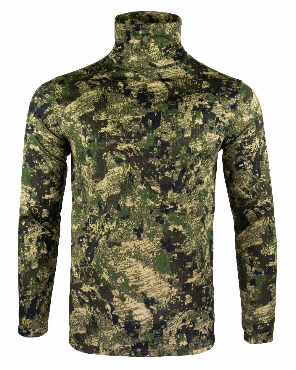 Digicam coloured Jack Pyke Roll Neck Top Evo on white background #colour_digicam