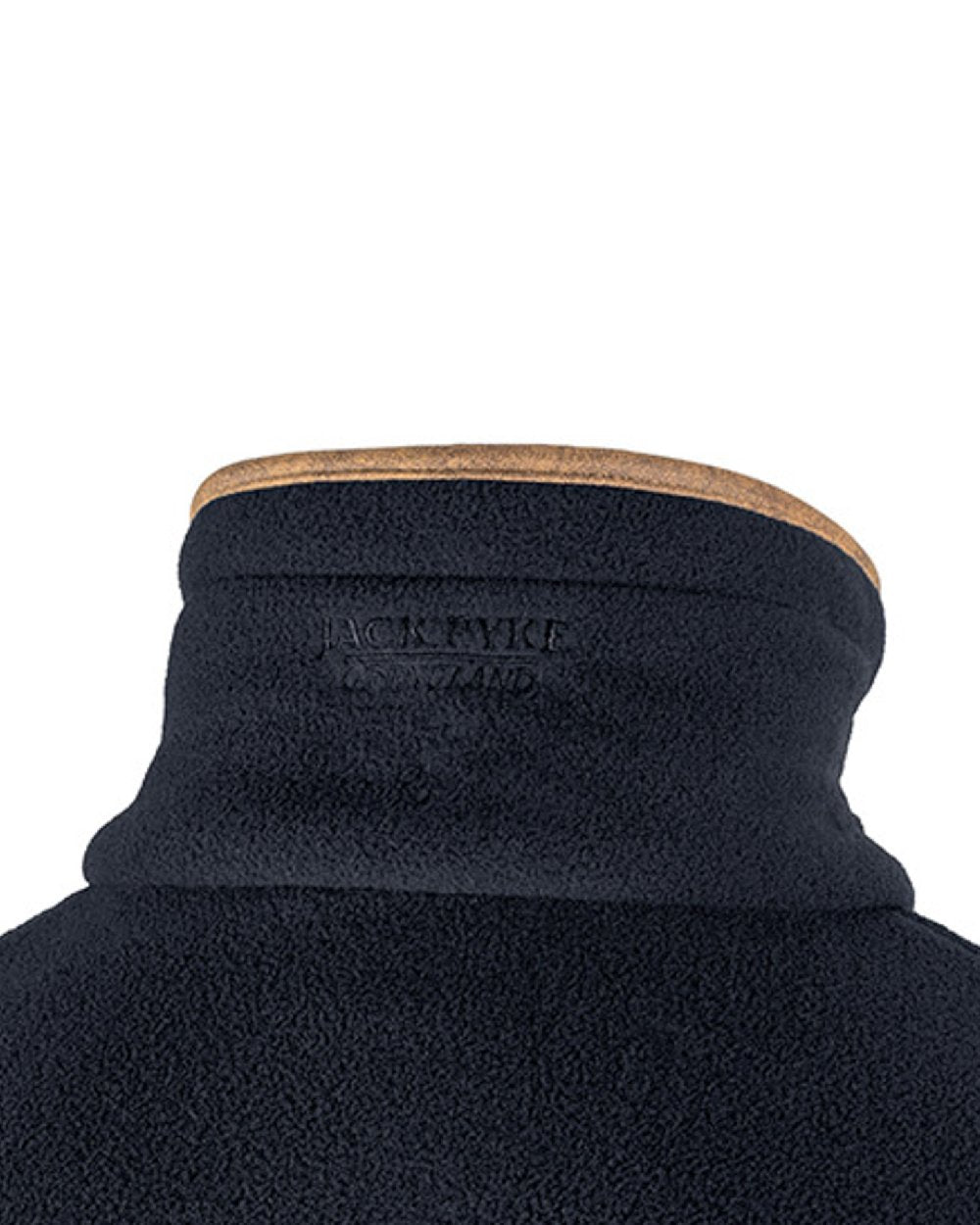 Navy Jack Pyke Shooters Gilet on white background #colour_navy