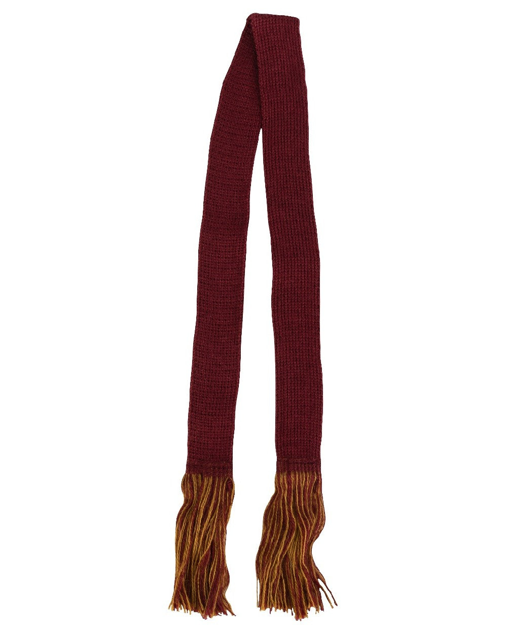 Burgundy coloured Jack Pyke Shooting Sock Garters on white background #colour_burgundy