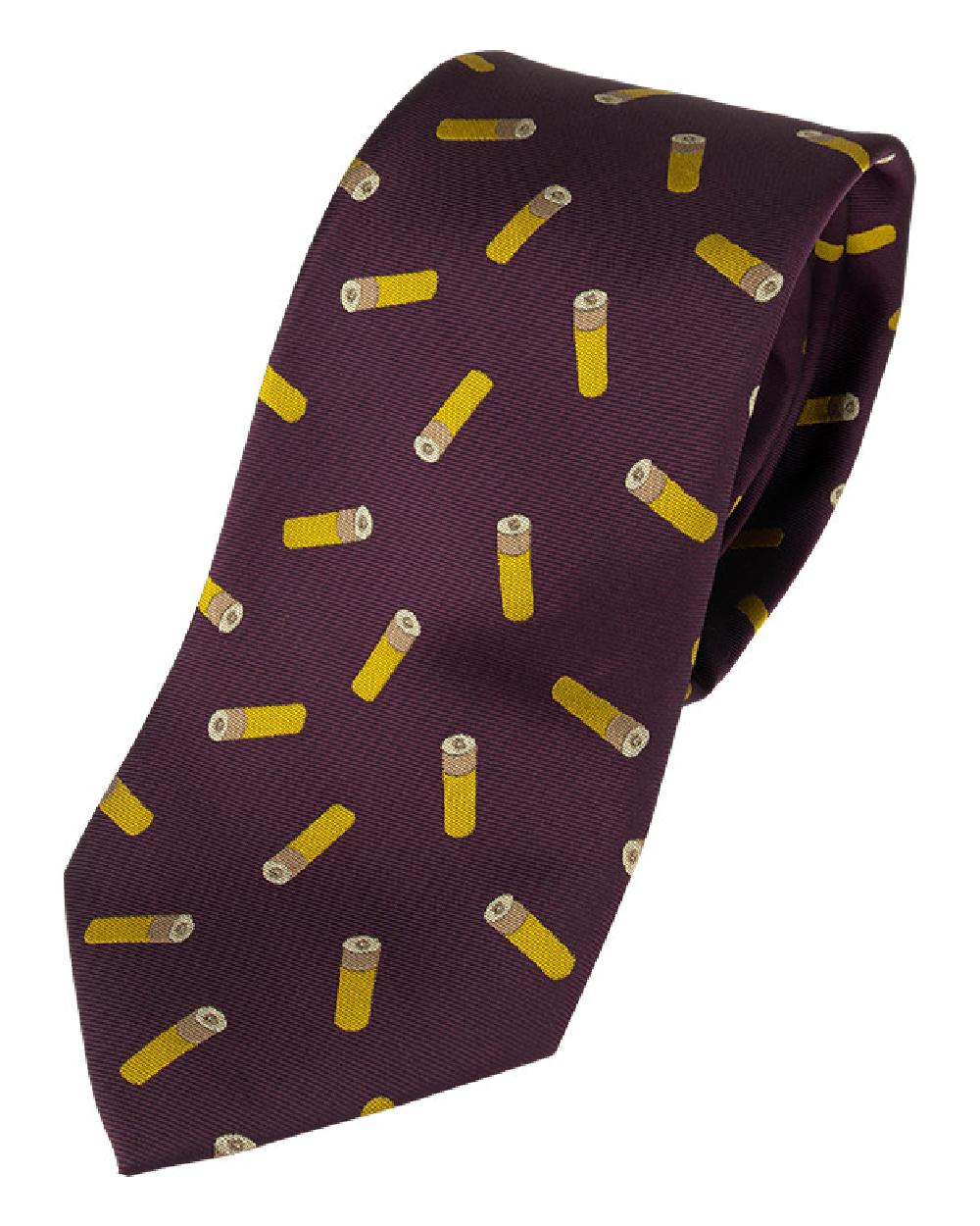 Wine coloured Jack Pyke Shooting Tie Cartridge on white background #colour_wine