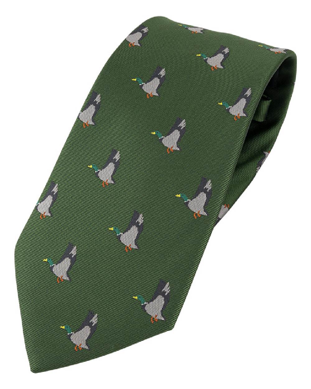 Green coloured Jack Pyke Shooting Tie Duck on white background #colour_green