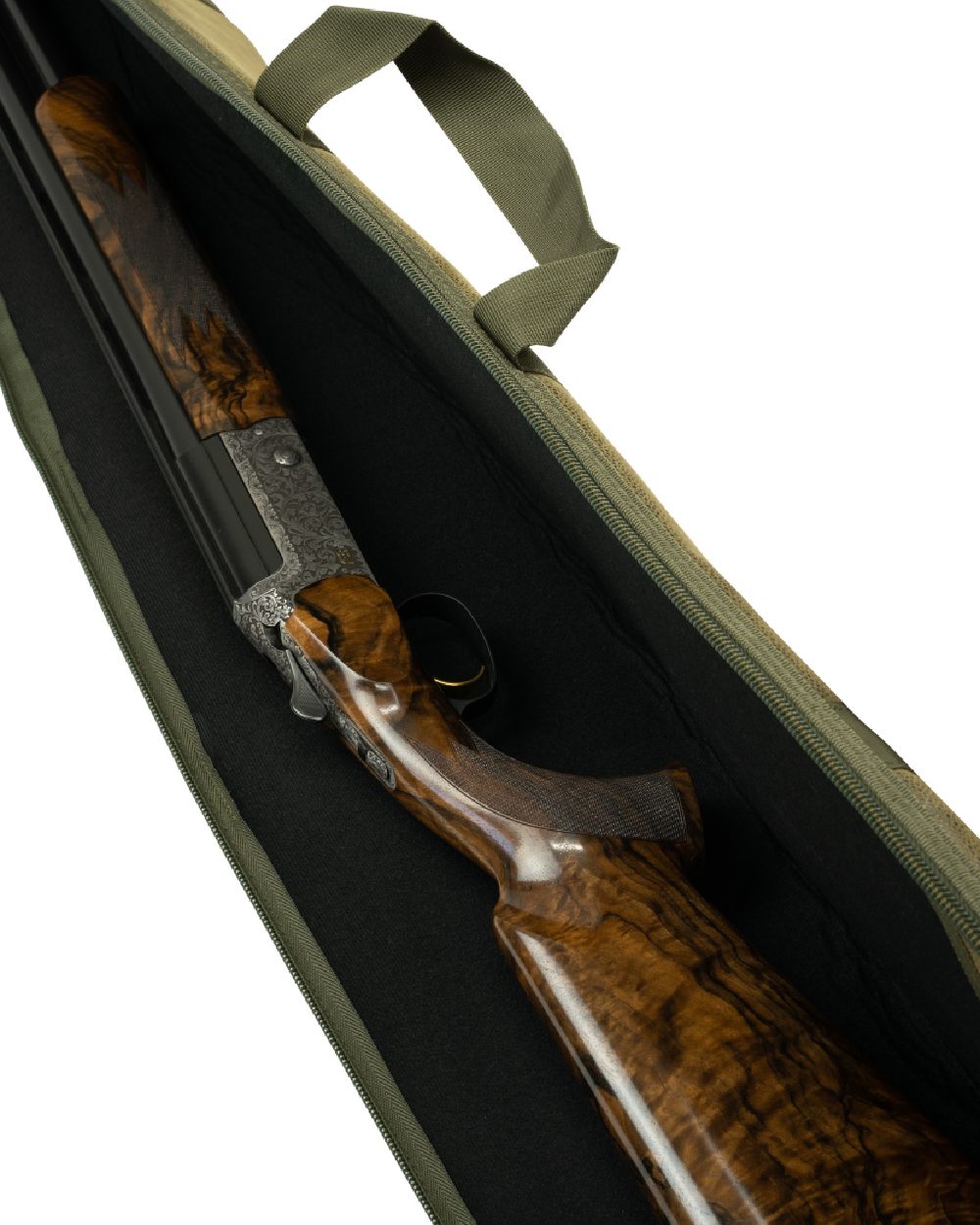 Green coloured Jack Pyke Shotgun Slip Duotex on white background #colour_green