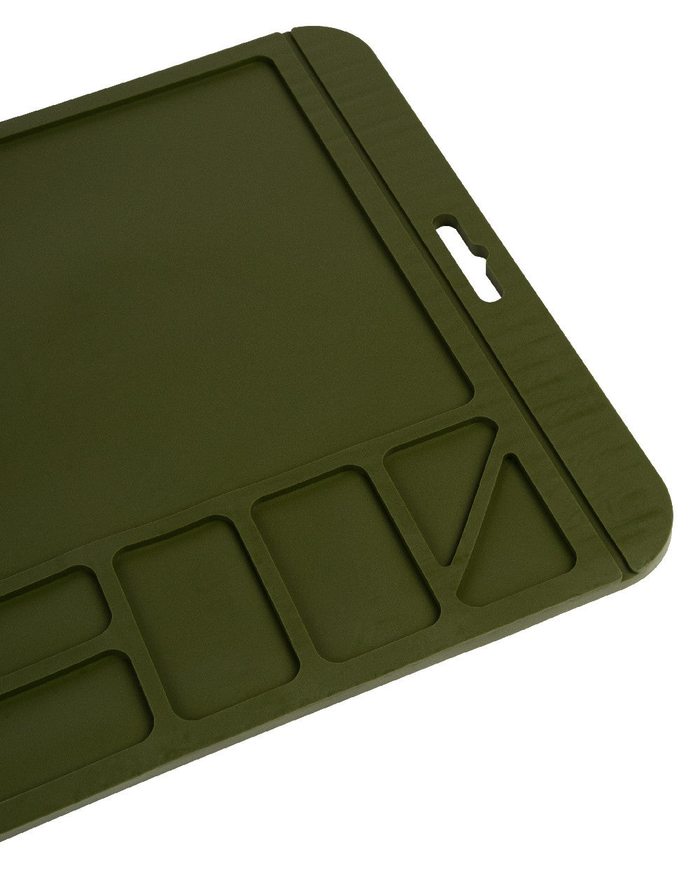 Green coloured Jack Pyke Silicone Gun Maintenance Mat on white background #colour_green