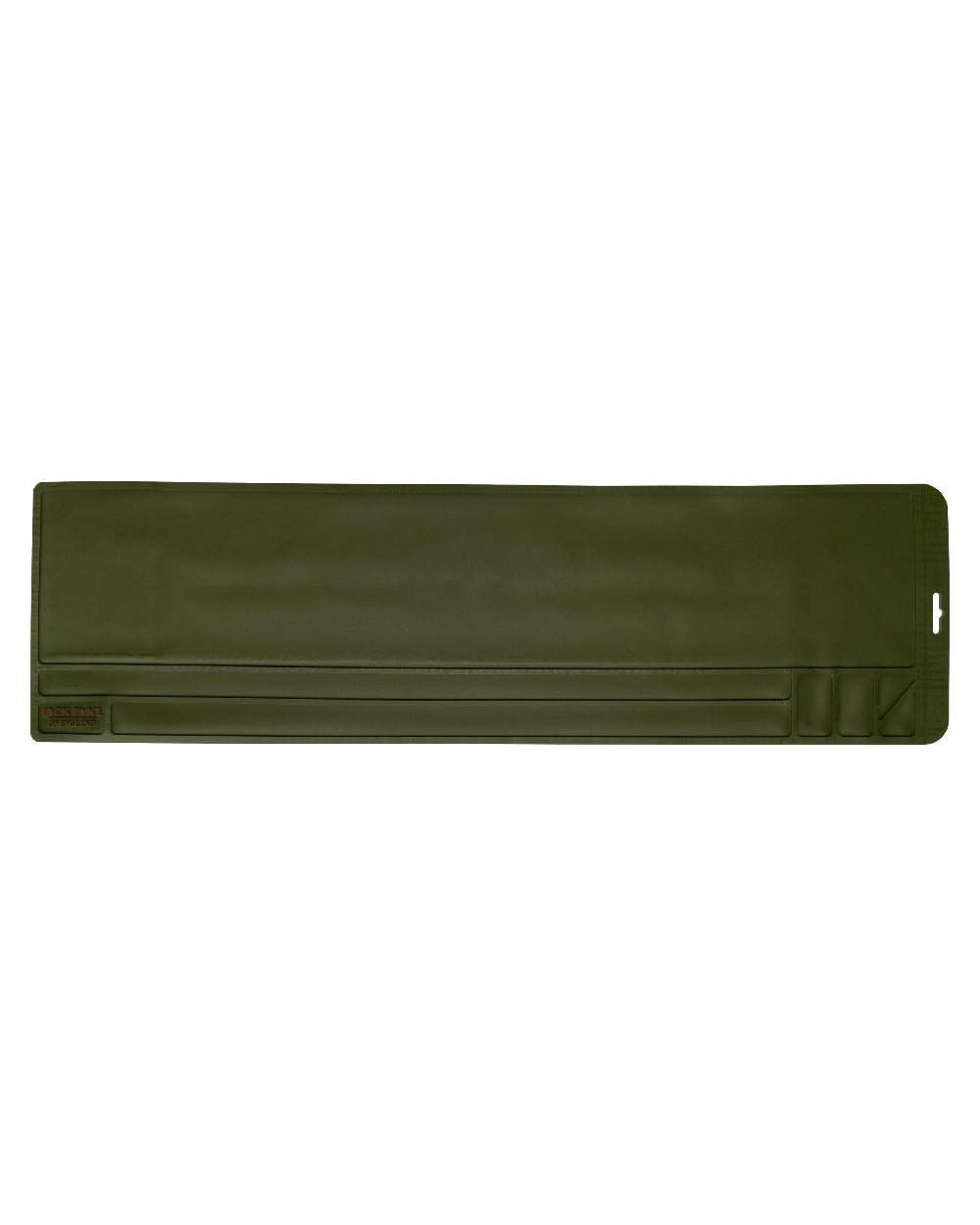 Green coloured Jack Pyke Silicone Gun Maintenance Mat on white background #colour_green