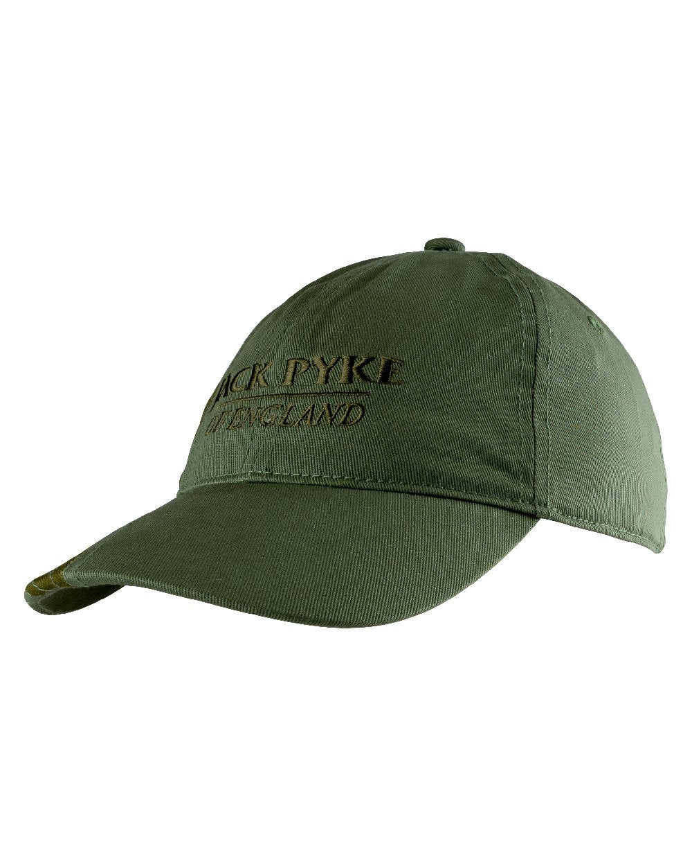 Green coloured Jack Pyke Sporting Baseball Hat on white background #colour_green