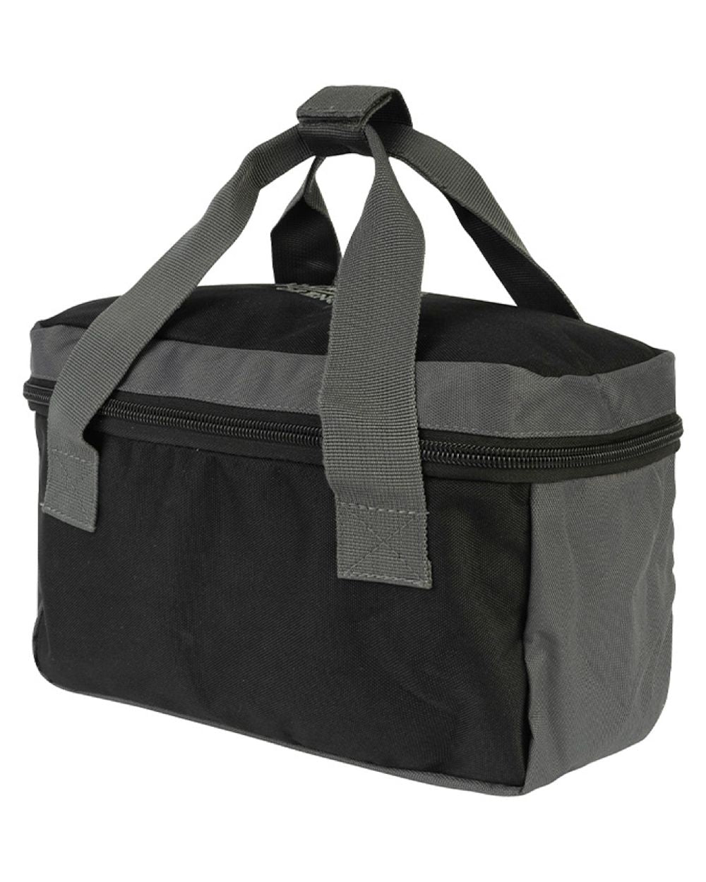 Black coloured Jack Pyke Sporting Cartridge Carrier 100 on white background #colour_black