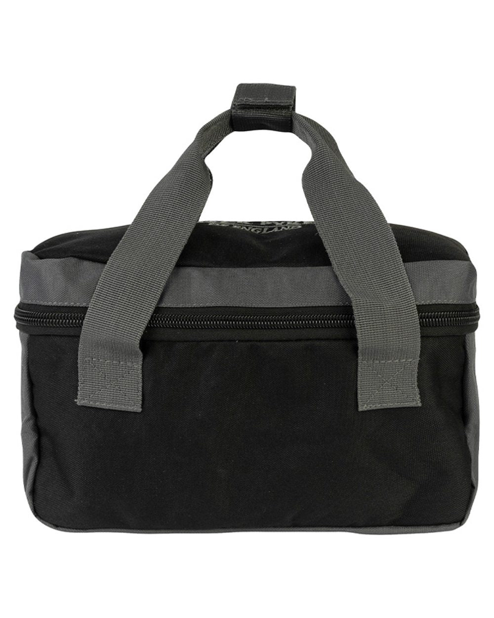 Black coloured Jack Pyke Sporting Cartridge Carrier 100 on white background #colour_black