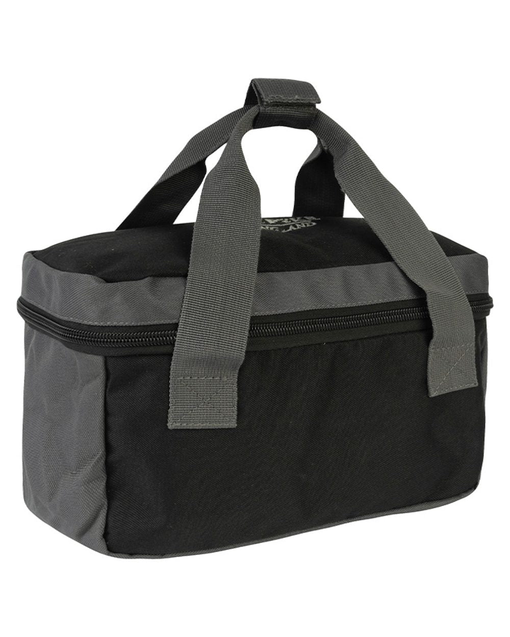 Black coloured Jack Pyke Sporting Cartridge Carrier 100 on white background #colour_black