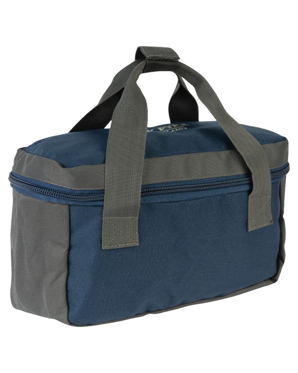 Blue coloured Jack Pyke Sporting Cartridge Carrier 100 on white background #colour_blue