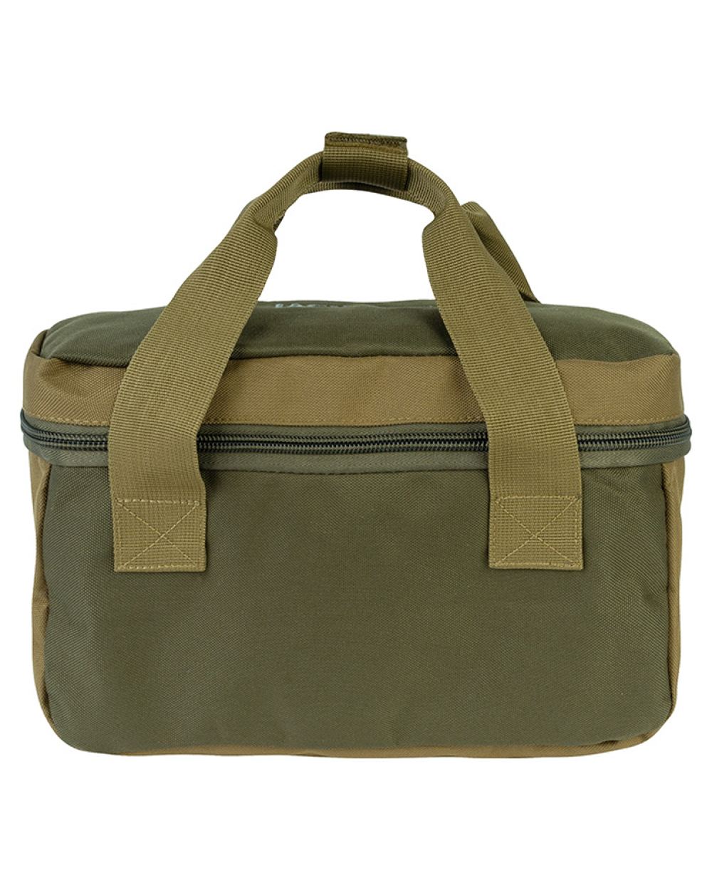 Green coloured Jack Pyke Sporting Cartridge Carrier 100 on white background #colour_green