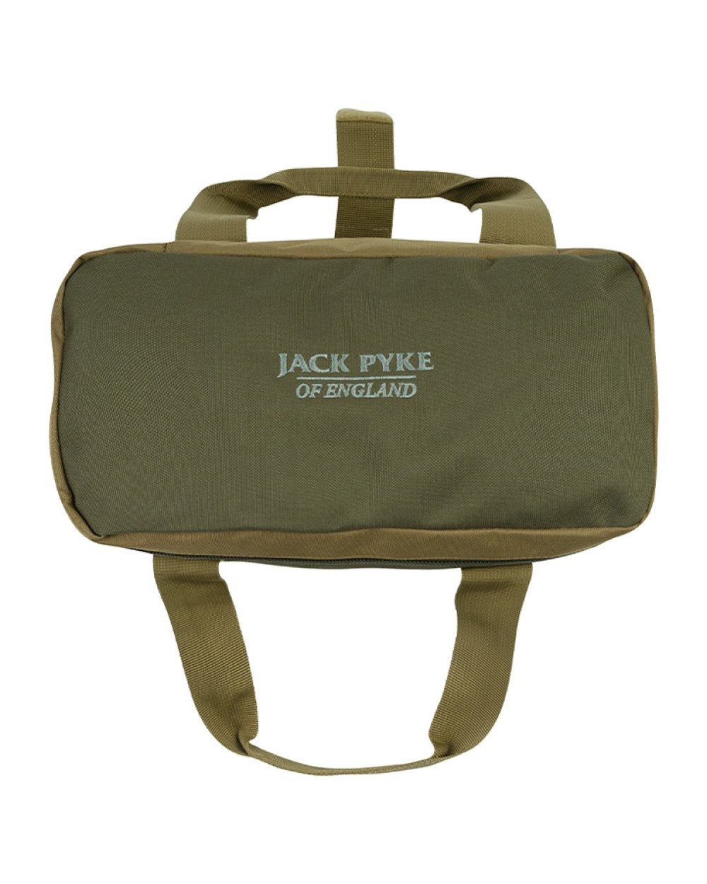 Green coloured Jack Pyke Sporting Cartridge Carrier 100 on white background #colour_green