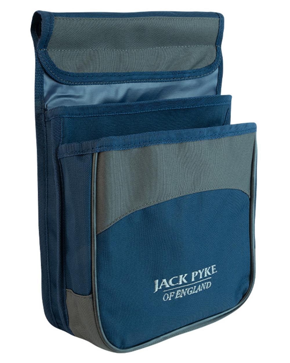 Blue coloured Jack Pyke Sporting Cartridge Pouch on white background #colour_blue