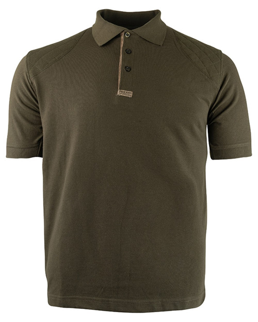 Green coloured Jack Pyke Sporting Polo Shirt on white background #colour_green