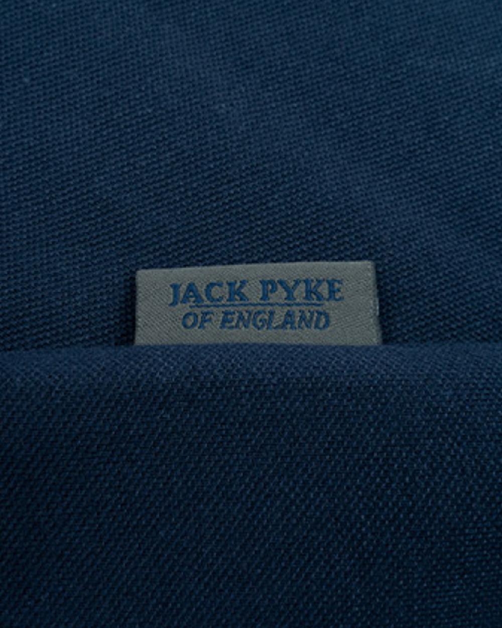 Navy coloured Jack Pyke Sporting Polo Shirt on white background #colour_navy