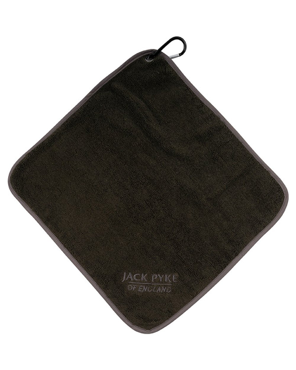 Green coloured Jack Pyke Sporting Shooters Towel on white background #colour_green