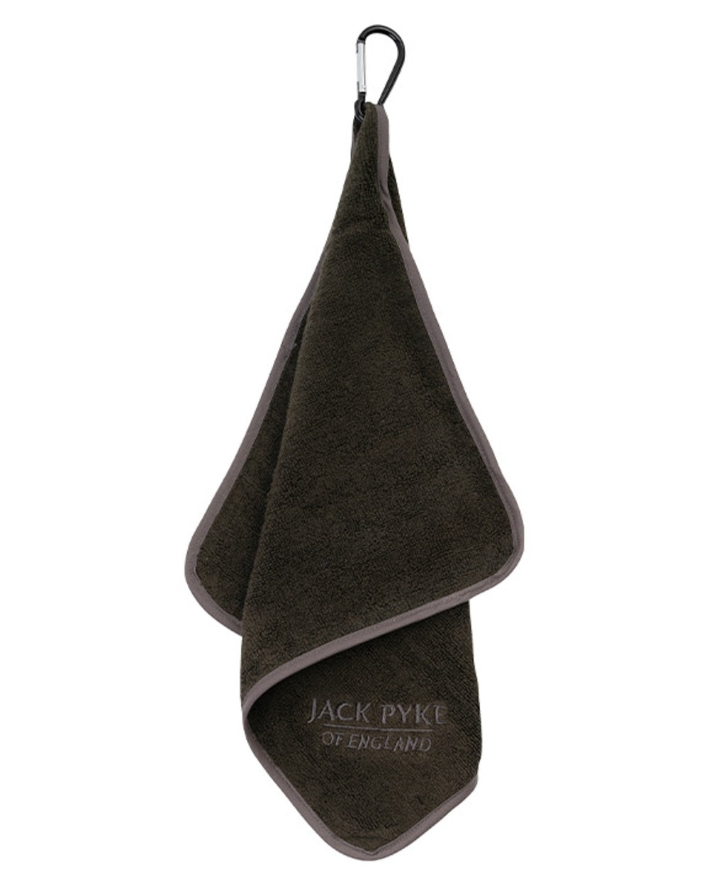 Green coloured Jack Pyke Sporting Shooters Towel on white background #colour_green