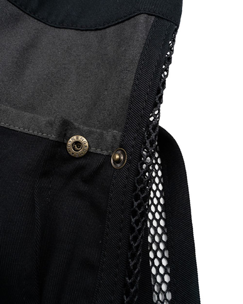 Black coloured Jack Pyke Sporting Skeet Vest on white background #colour_black