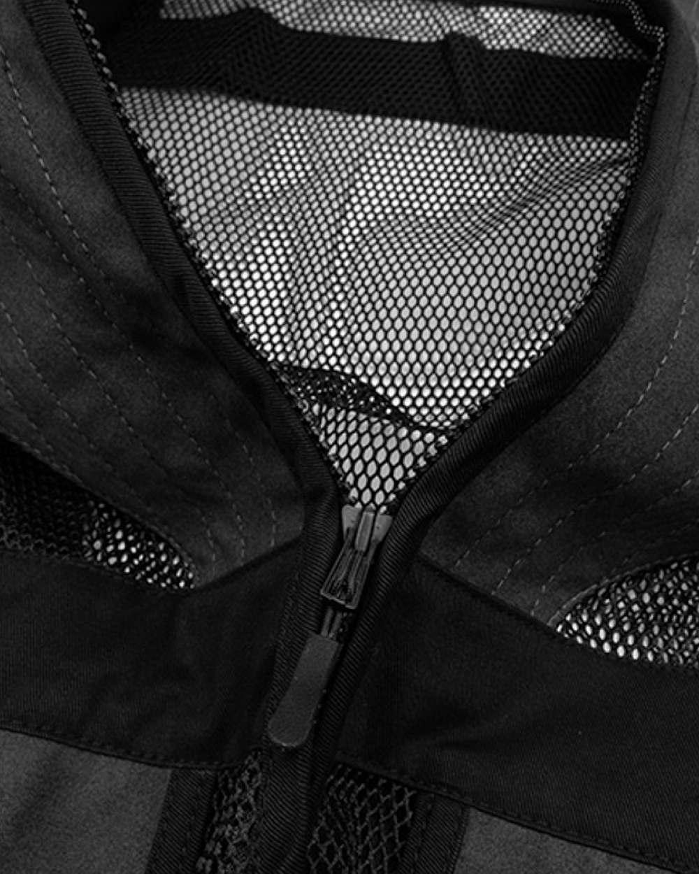 Black coloured Jack Pyke Sporting Skeet Vest on white background #colour_black
