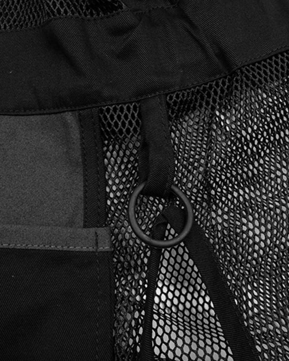 Black coloured Jack Pyke Sporting Skeet Vest on white background #colour_black