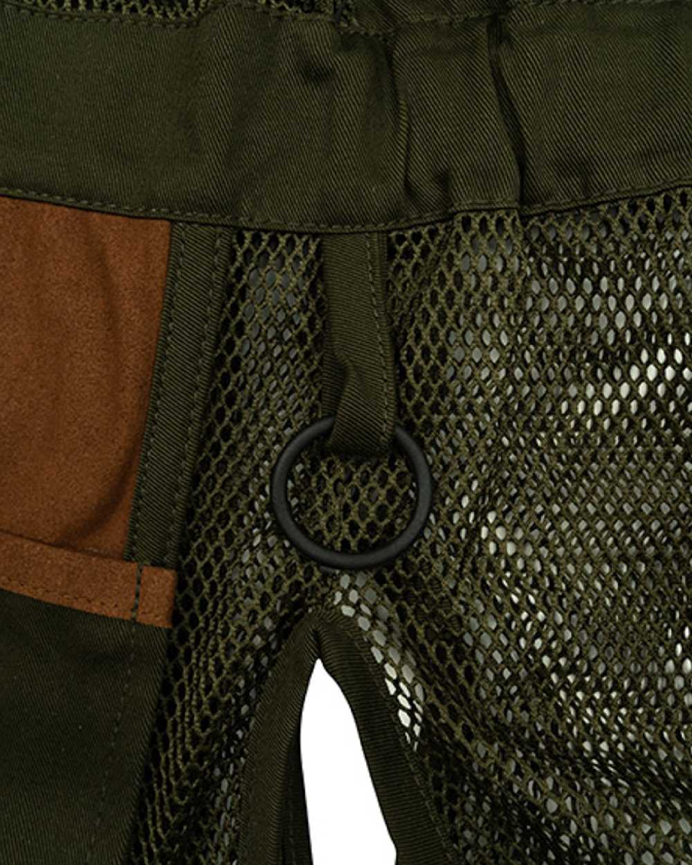 Green coloured Jack Pyke Sporting Skeet Vest on white background #colour_green