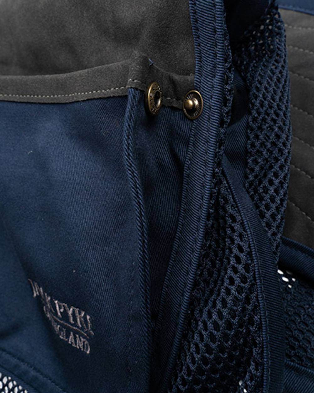 Navy coloured Jack Pyke Sporting Skeet Vest on white background #colour_navy