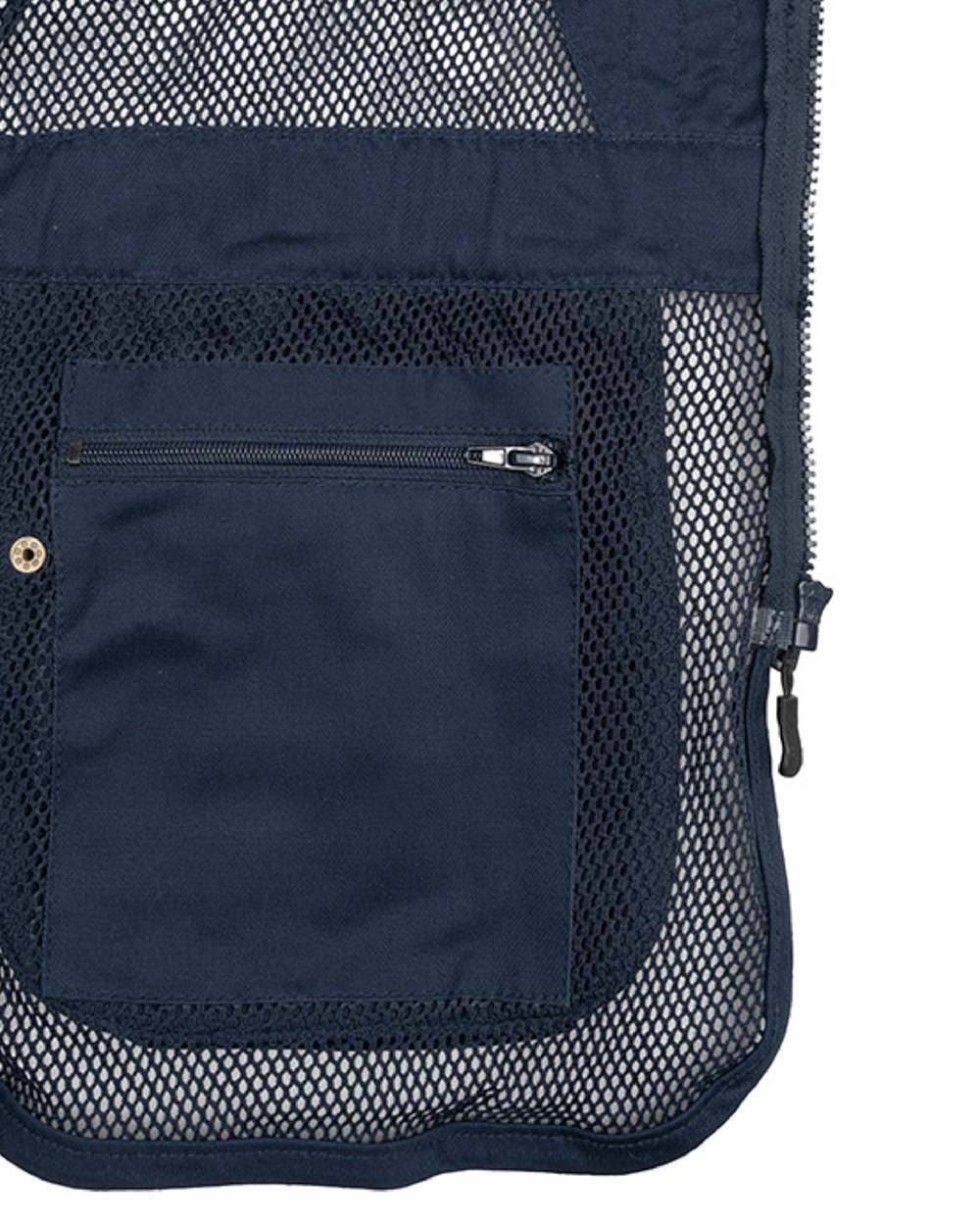 Navy coloured Jack Pyke Sporting Skeet Vest on white background #colour_navy