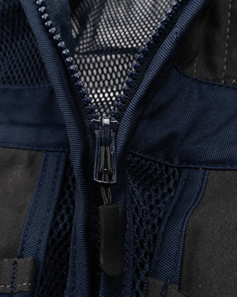 Navy coloured Jack Pyke Sporting Skeet Vest on white background #colour_navy