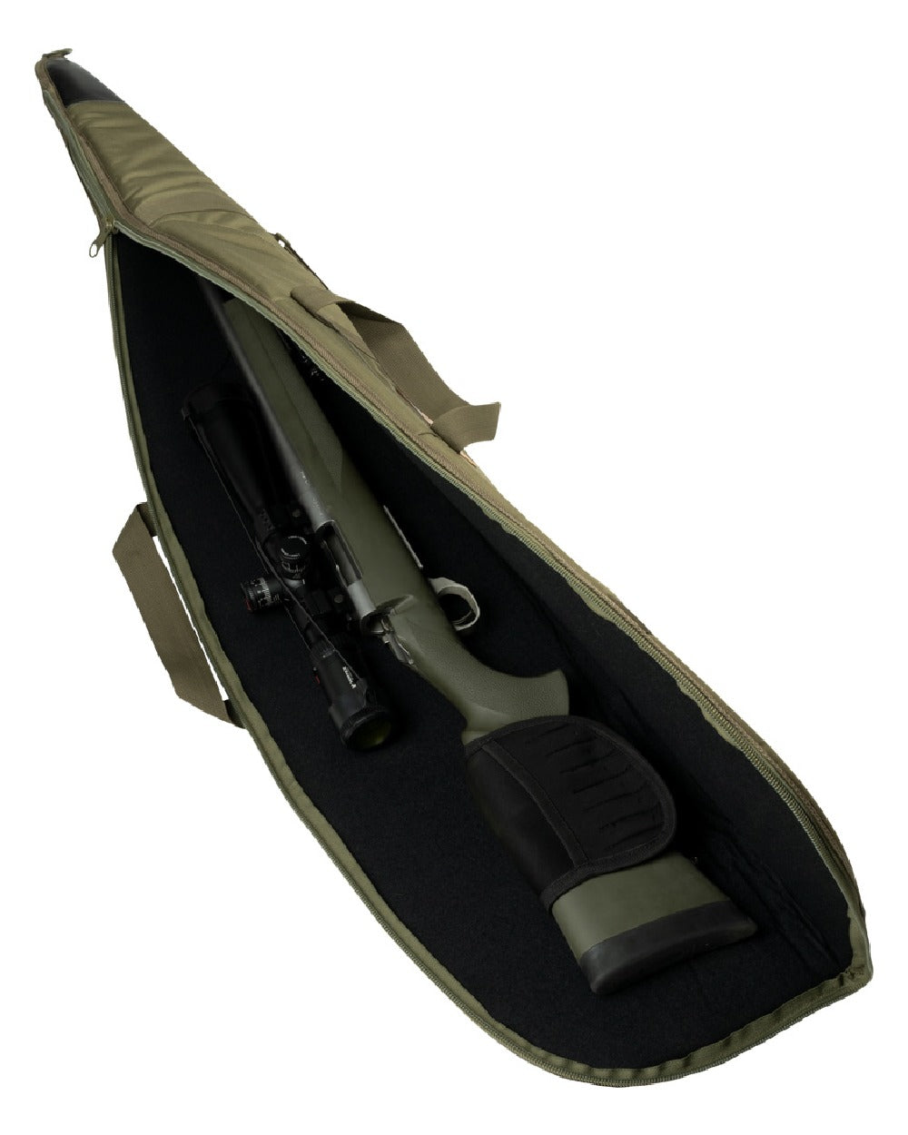 Green coloured Jack Pyke Super Scope Slip on white background #colour_green