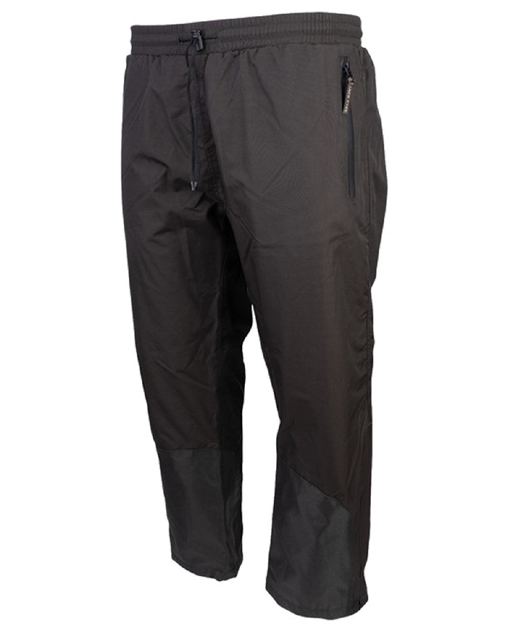 Hunters Green coloured Jack Pyke Technical Featherlite Trousers on white background #colour_hunter-green