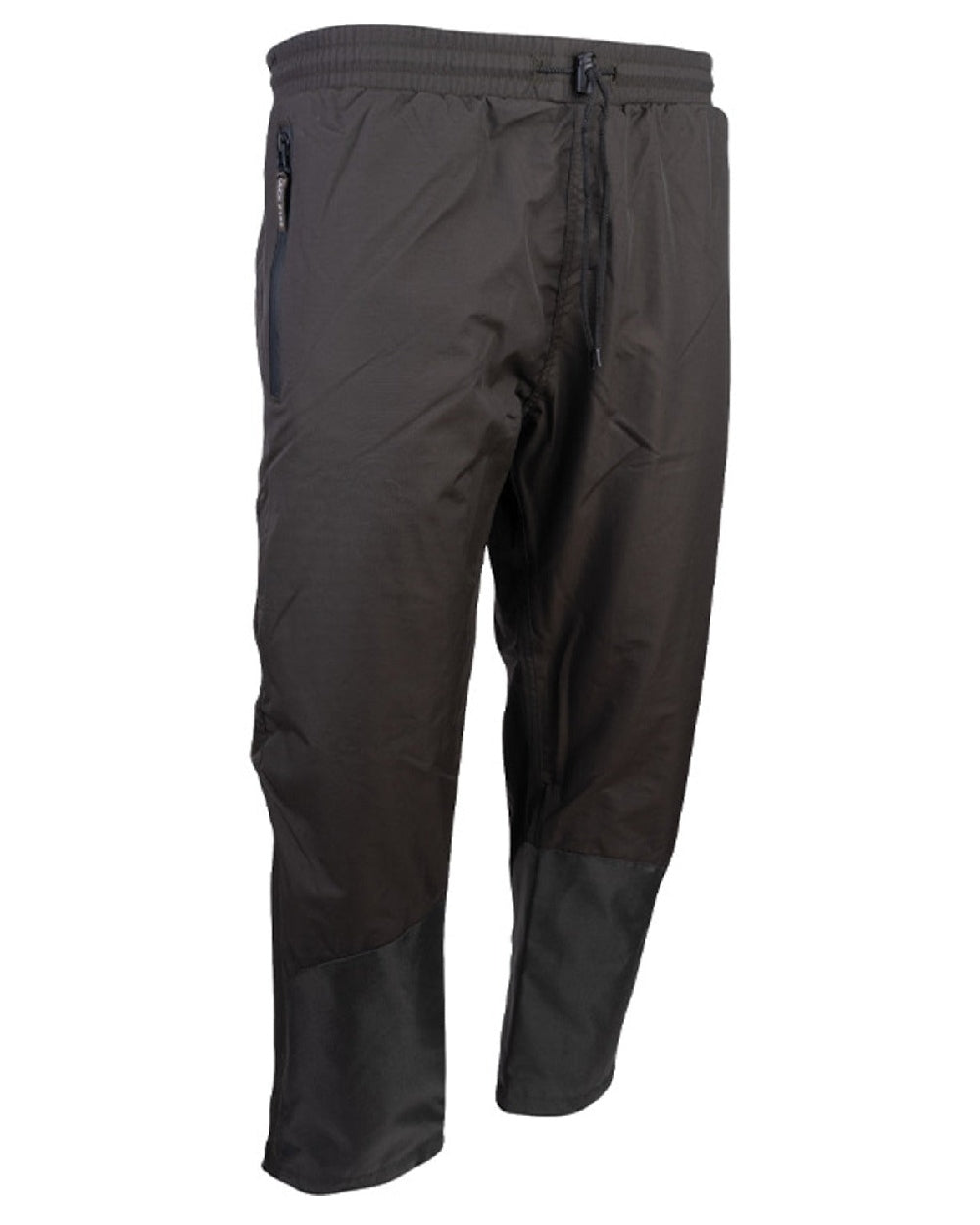 Hunters Green coloured Jack Pyke Technical Featherlite Trousers on white background #colour_hunter-green
