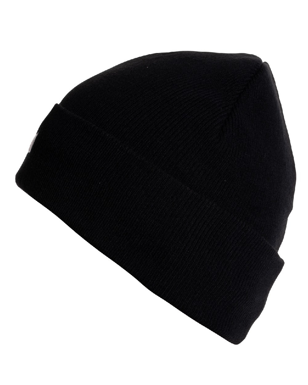 Black coloured Jack Pyke Thinsulate Bob Hat on white background #colour_black