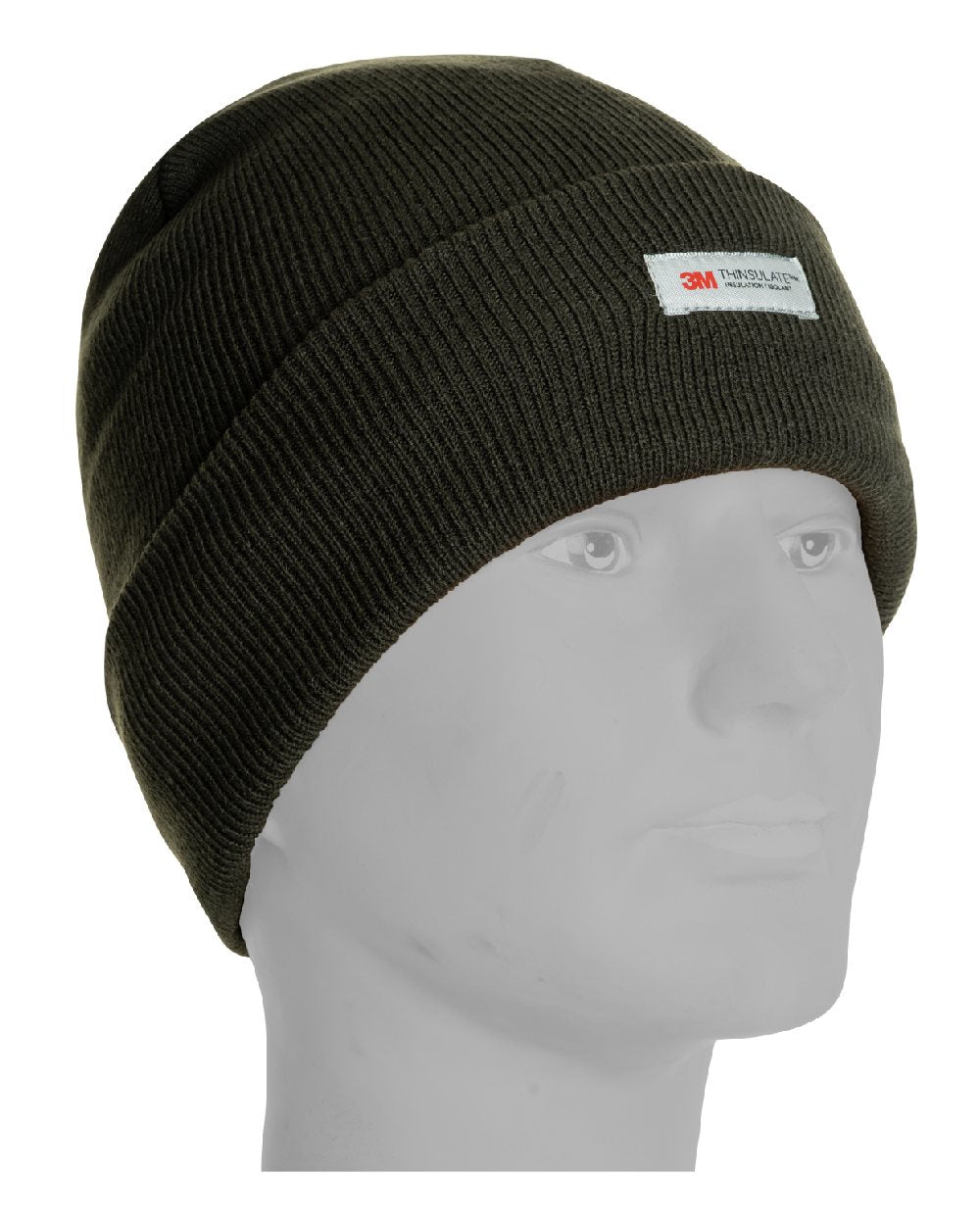 Green coloured Jack Pyke Thinsulate Bob Hat on white background #colour_green