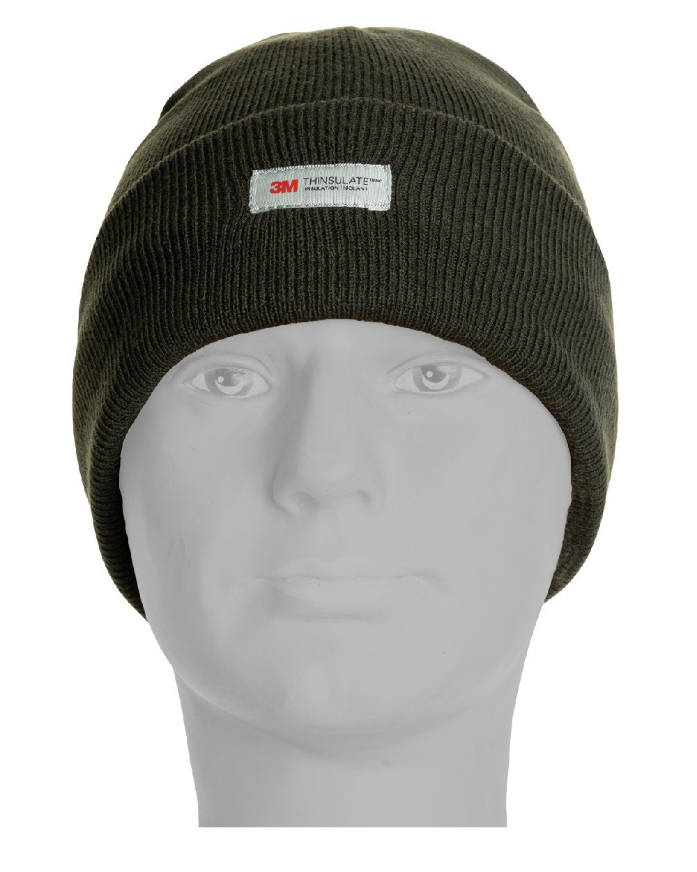 Green coloured Jack Pyke Thinsulate Bob Hat on white background #colour_green