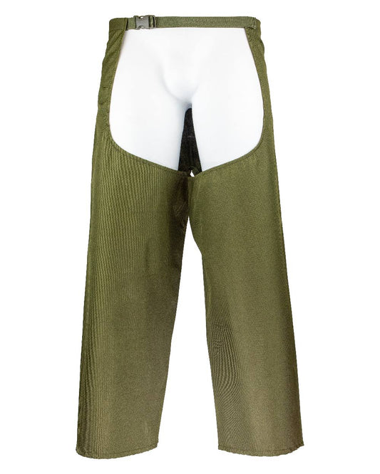 Green coloured Jack Pyke Treggings on white background #colour_green