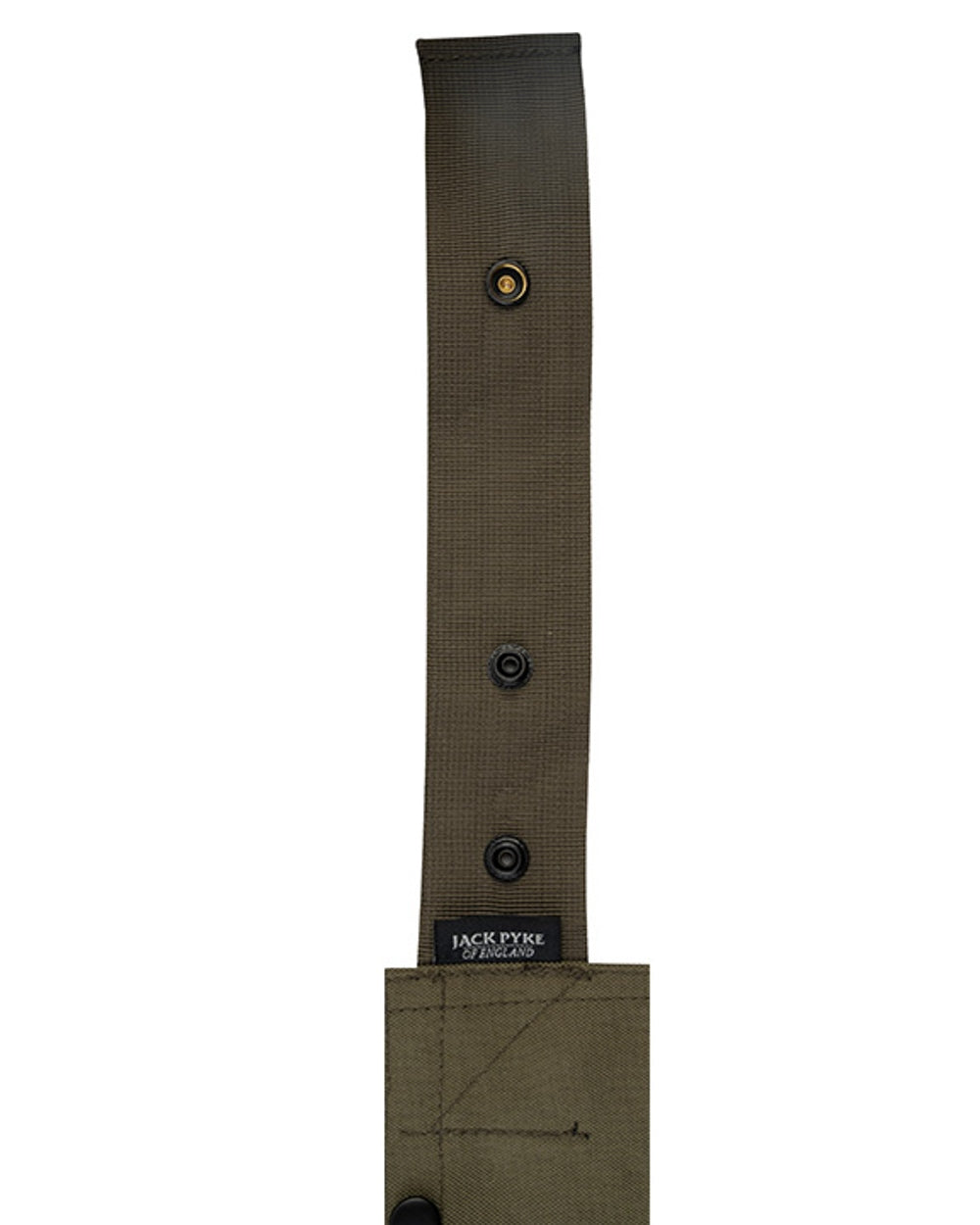 Dark Olive coloured Jack Pyke Waterproof Chaps on white background #colour_dark-olive