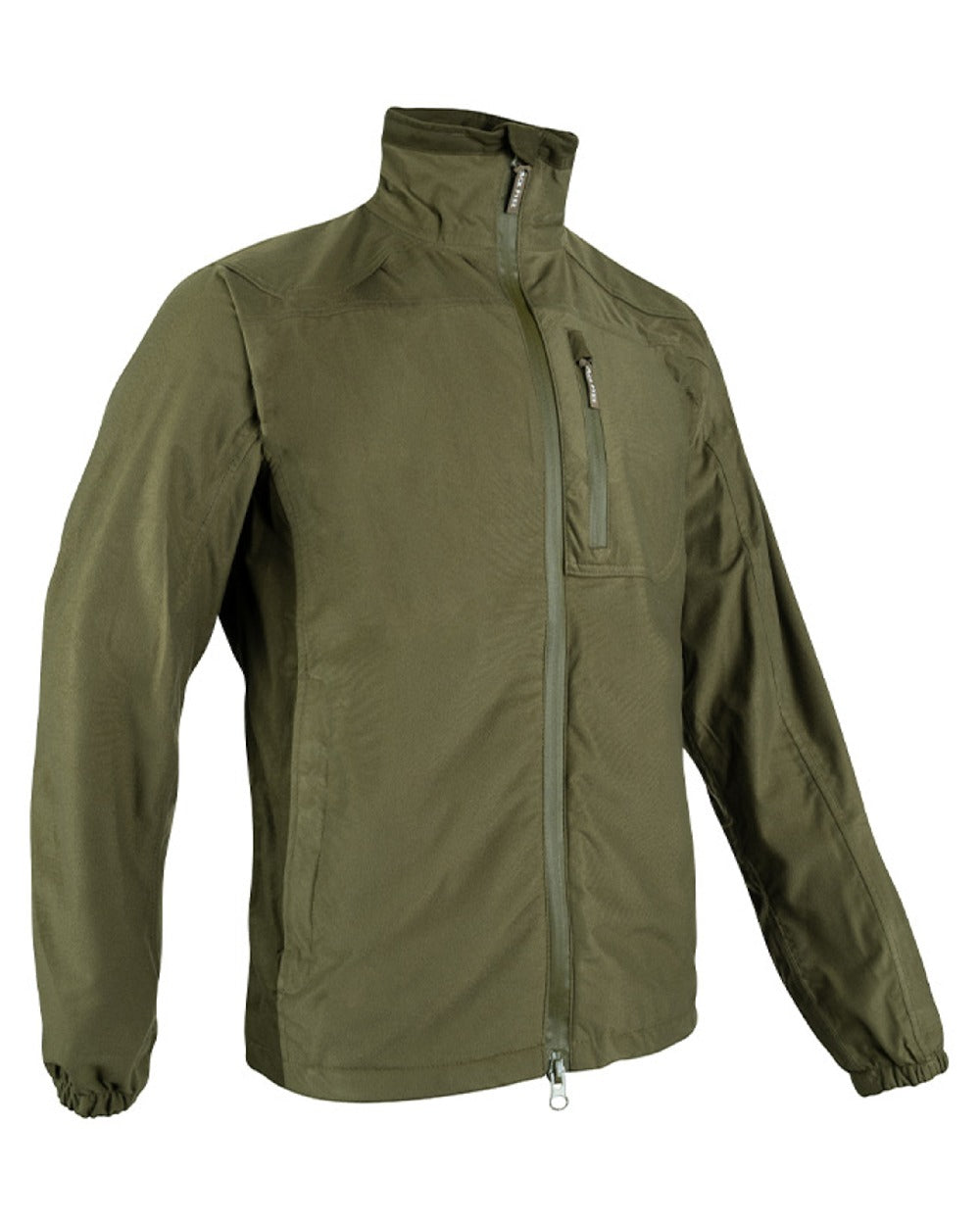 Green coloured Jack Pyke Weardale Field Jacket on white background #colour_green